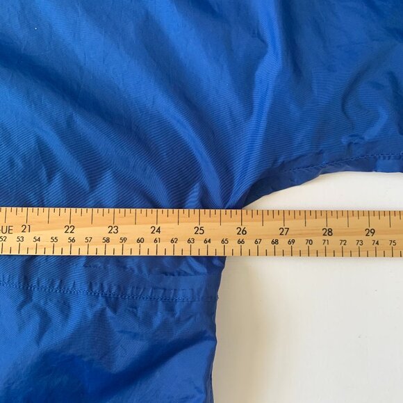 Vintage K-Way Windbreaker Jacket Blue Zip Up Blokecore Athleisure Fanny Pack - Picture 12 of 15